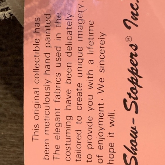 Elegant Collectible Porcelain Doll - Picture 5 of 12